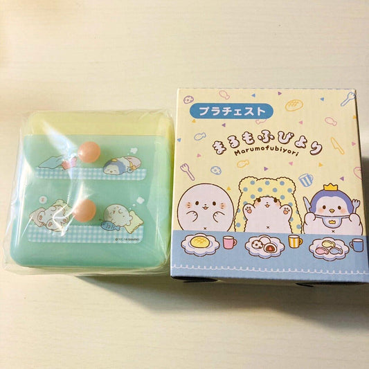 Sanrio Marumofu Biyori Plastic Mini Shelf Box Case Container Kawaii Character