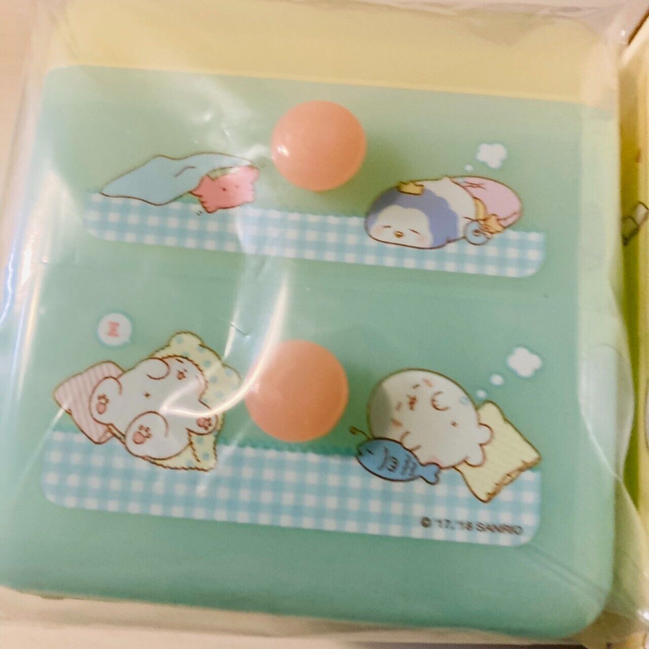 Sanrio Marumofu Biyori Plastic Mini Shelf Box Case Container Kawaii Character