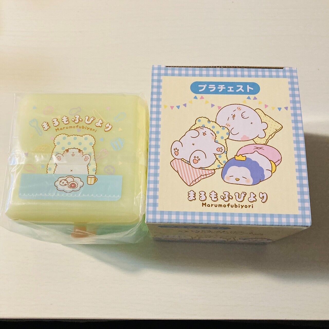 Sanrio Marumofu Biyori Plastic Mini Shelf Box Case Container Kawaii Character