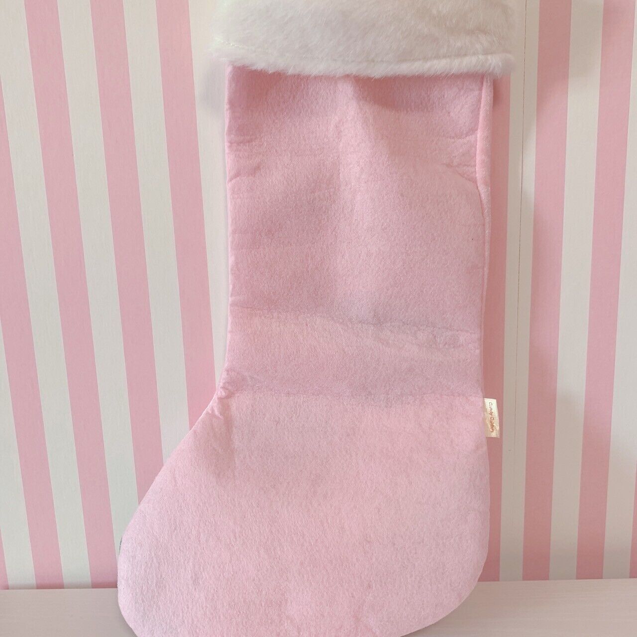 Sanrio Sugarbunnies Christmas Stocking Boots Pink Lame Kawaii Bunnies Character