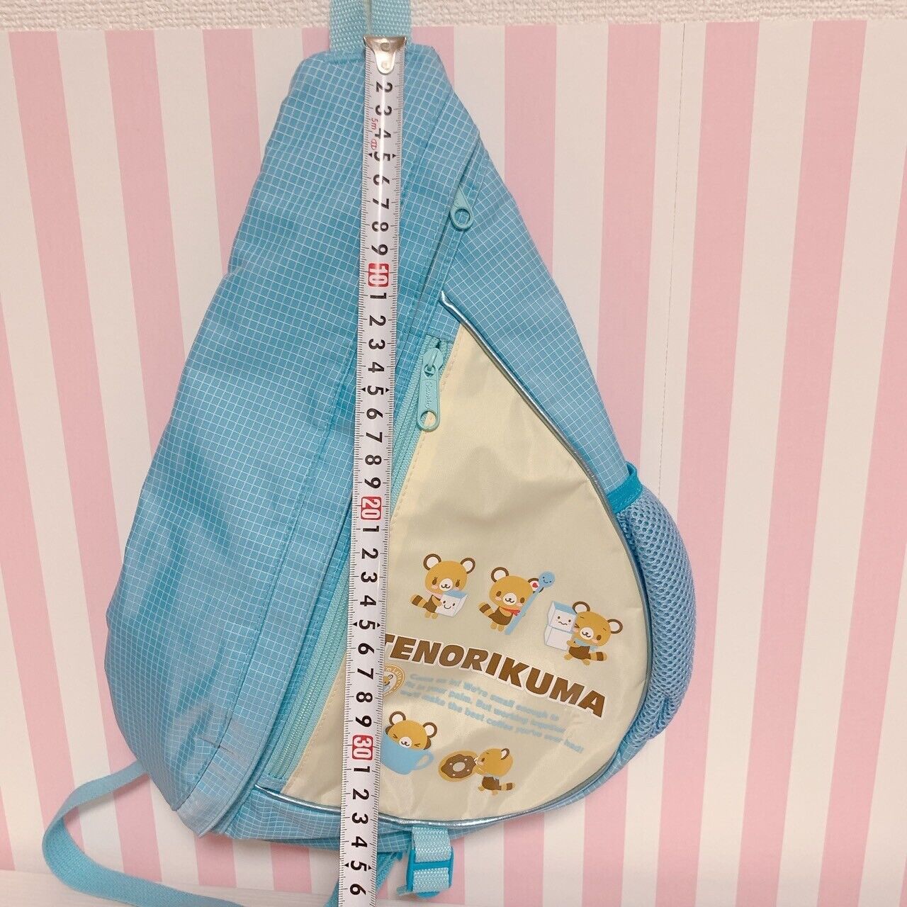 Sanrio Tenorikuma Shoulder Bag Light Blue White Cafe Character Kawaii New Rare