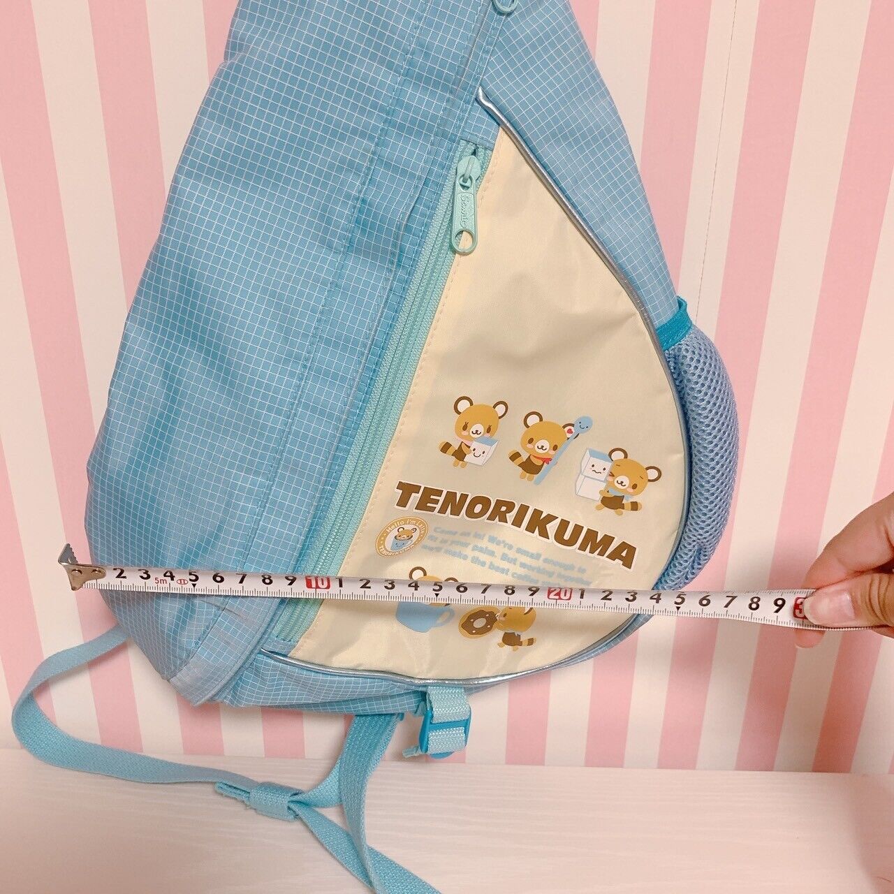 Sanrio Tenorikuma Shoulder Bag Light Blue White Cafe Character Kawaii New Rare