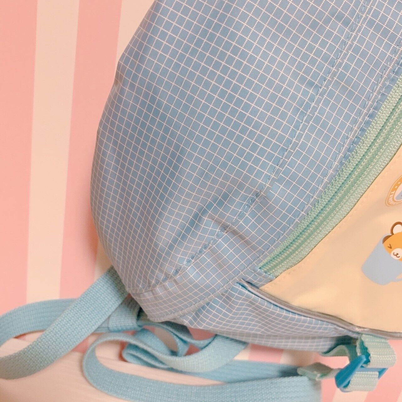 Sanrio Tenorikuma Shoulder Bag Light Blue White Cafe Character Kawaii New Rare