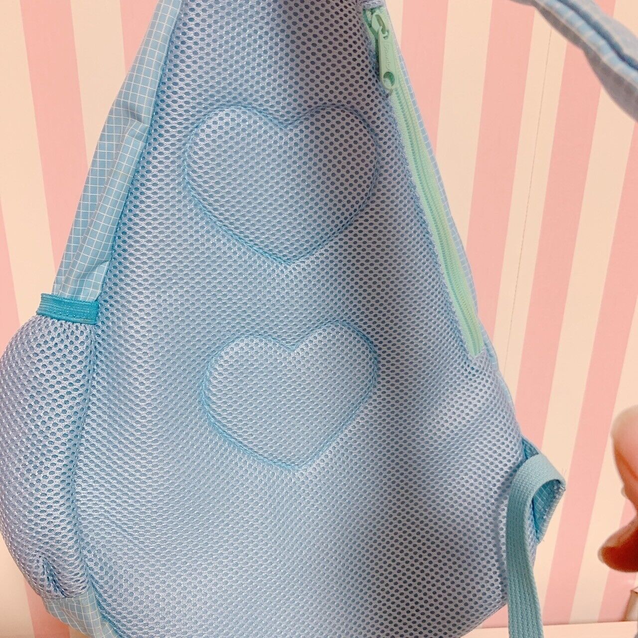 Sanrio Tenorikuma Shoulder Bag Light Blue White Cafe Character Kawaii New Rare