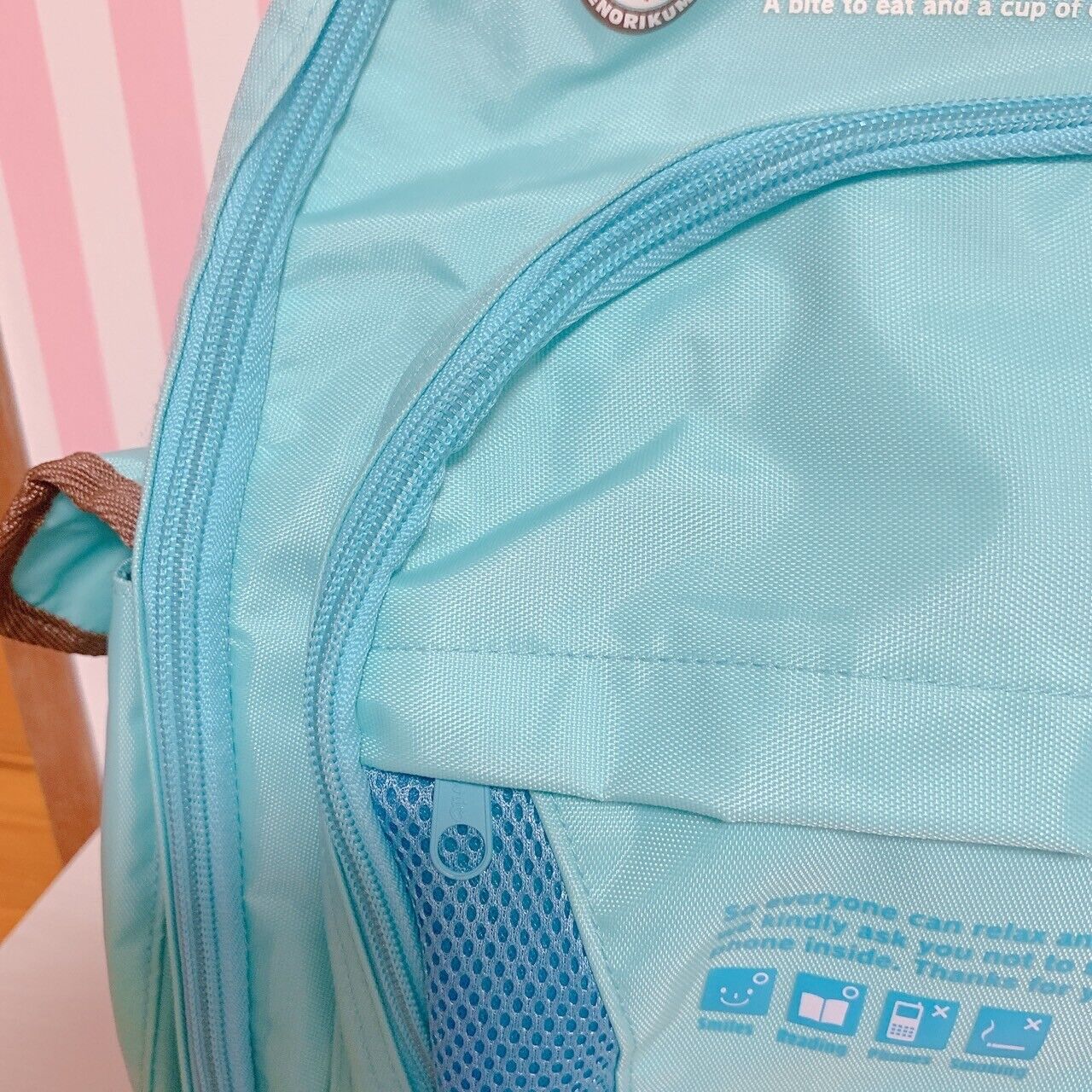 Sanrio Tenorikuma Backpack Rucksack School Bag Cafe Light Blue Character Rare