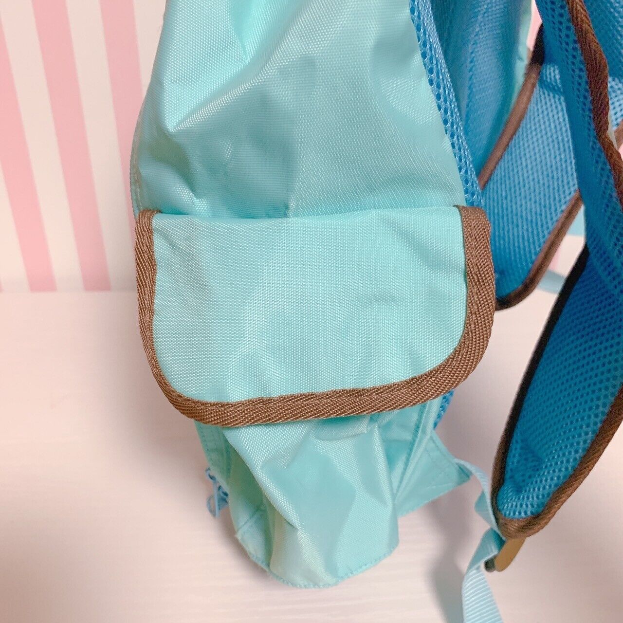 Sanrio Tenorikuma Backpack Rucksack School Bag Cafe Light Blue Character Rare