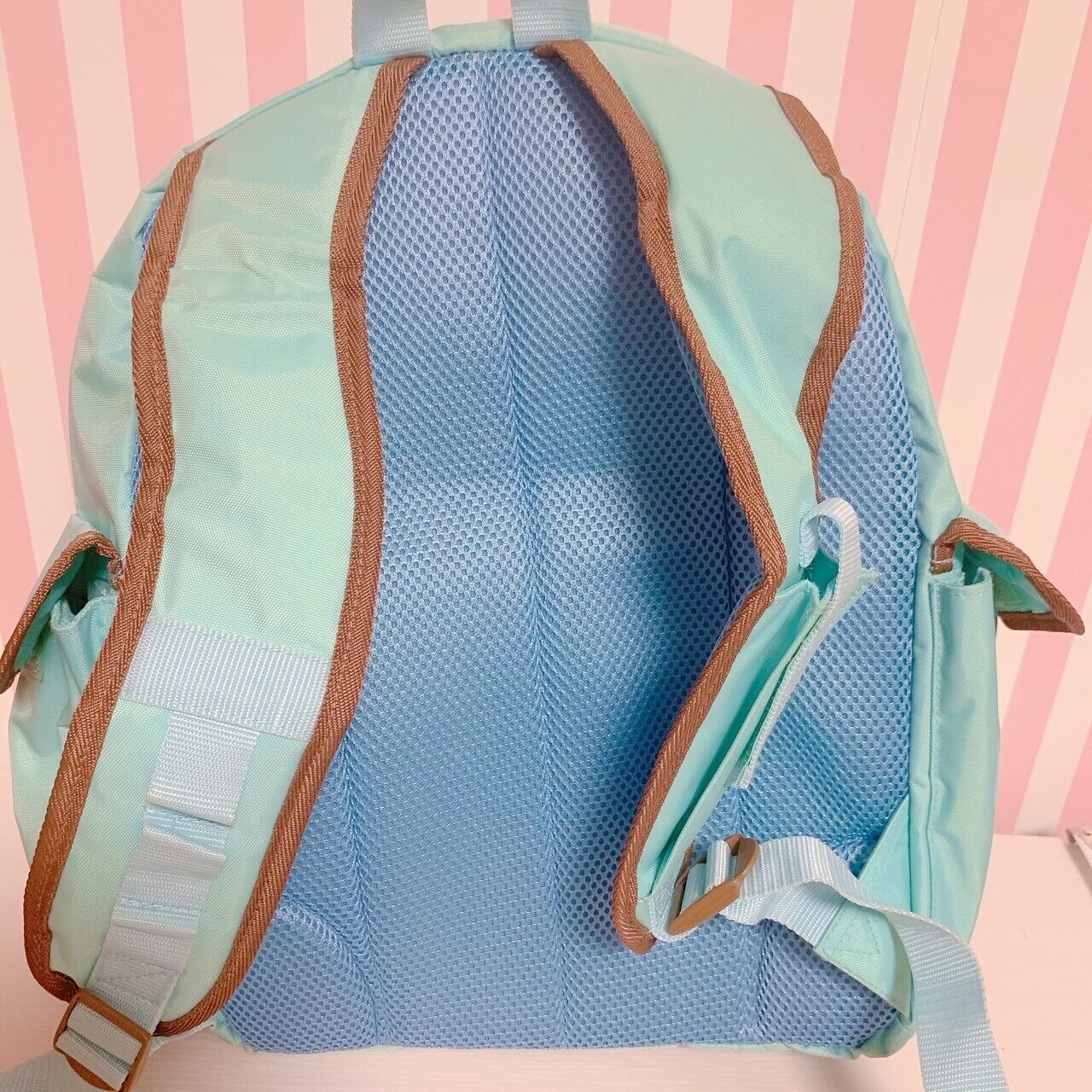 Sanrio Tenorikuma Backpack Rucksack School Bag Cafe Light Blue Character Rare