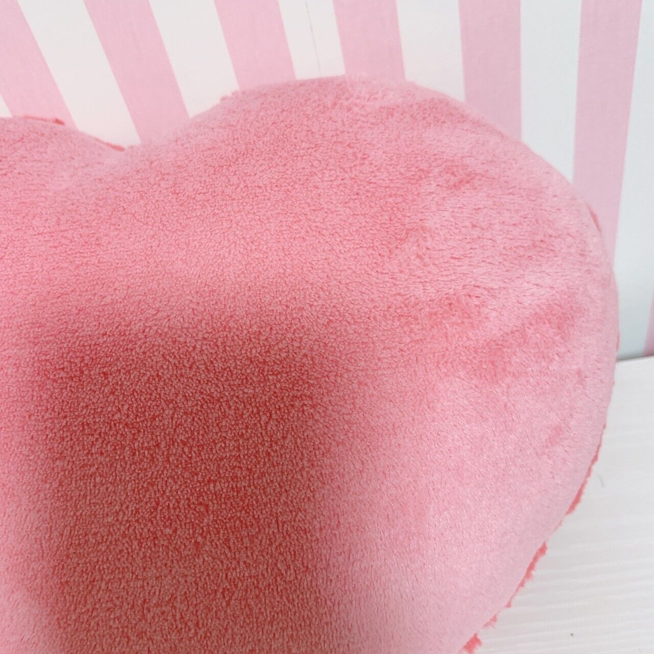 Mother Garden Strawberry Cushion Red Pink Heart Pillow Soft and Fluffy Cute Rare