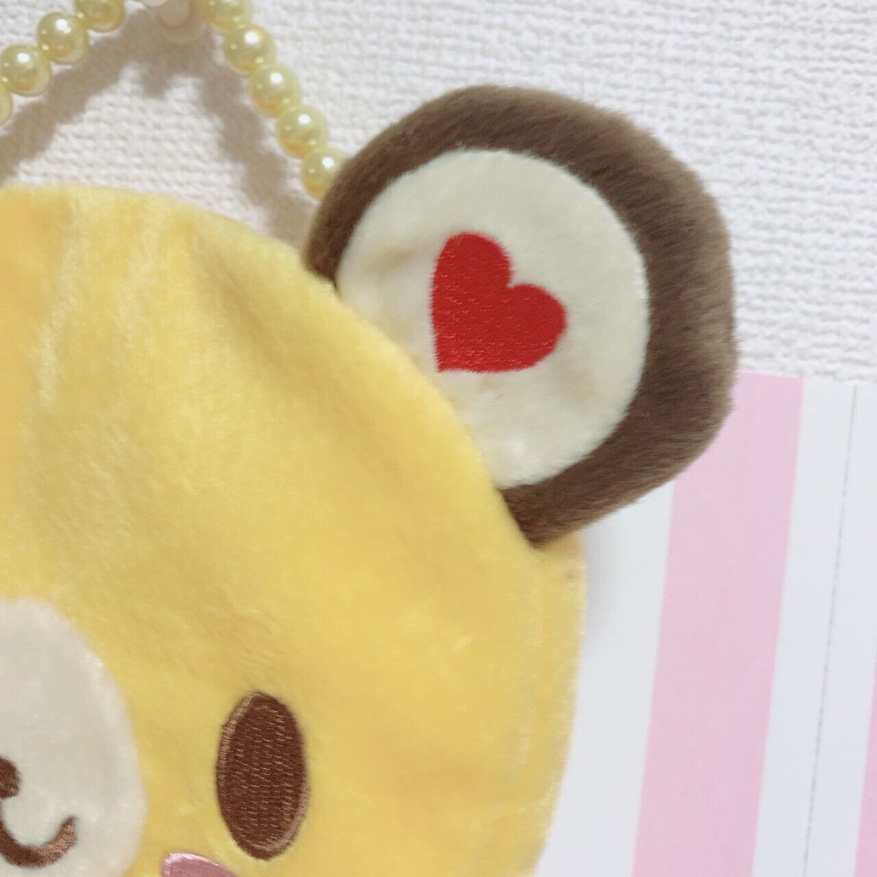 Sanrio Tenorikuma Handbag Small Bag Yellow Pearl Cute Kawaii Characters Rare