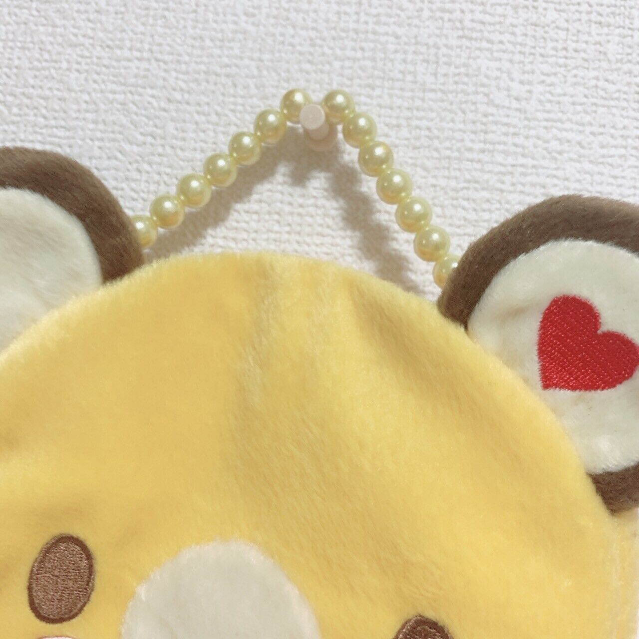 Sanrio Tenorikuma Handbag Small Bag Yellow Pearl Cute Kawaii Characters Rare