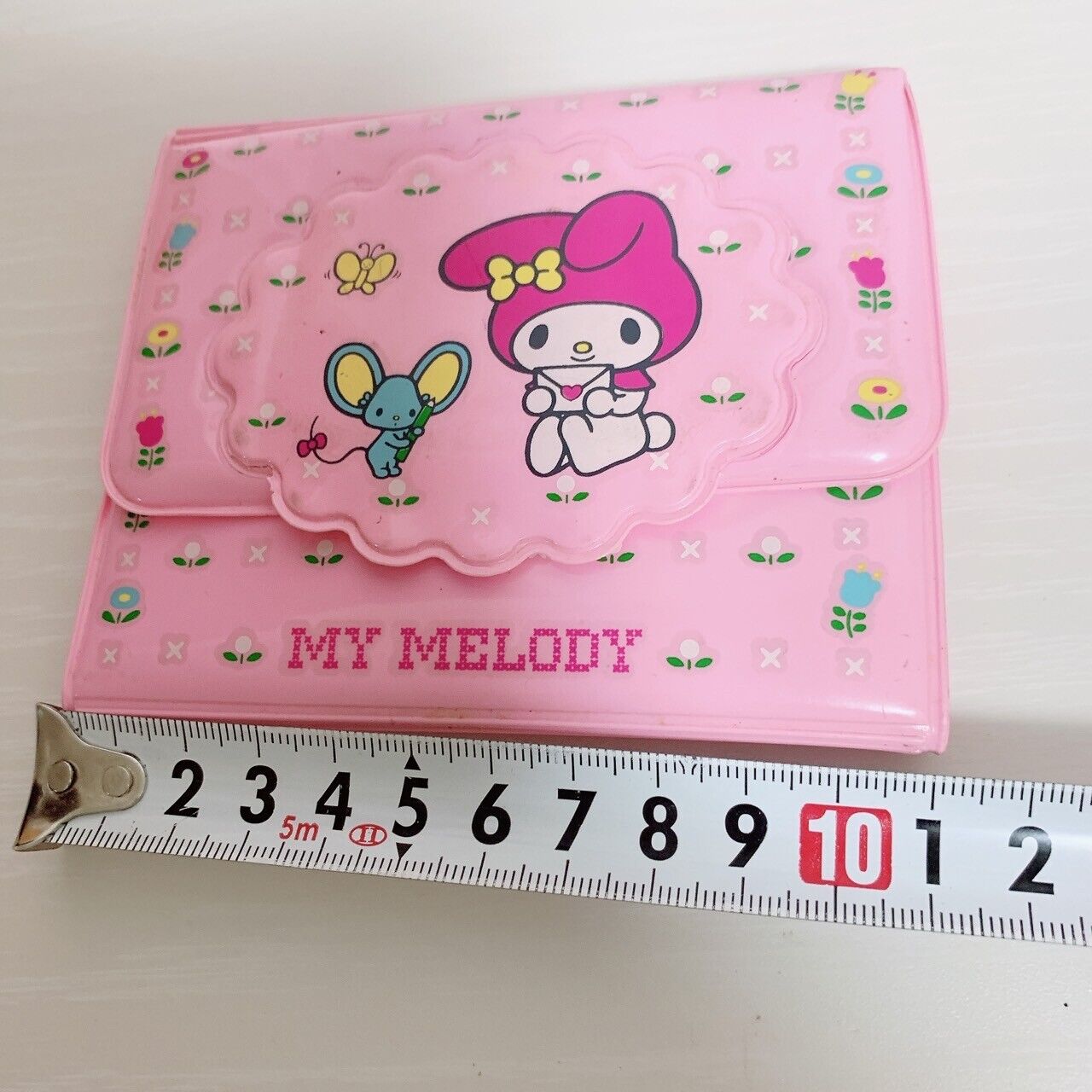 Sanrio My Melody Purse Folding Wallet Coin Case Vinyl Pink Kawaii Character Rare