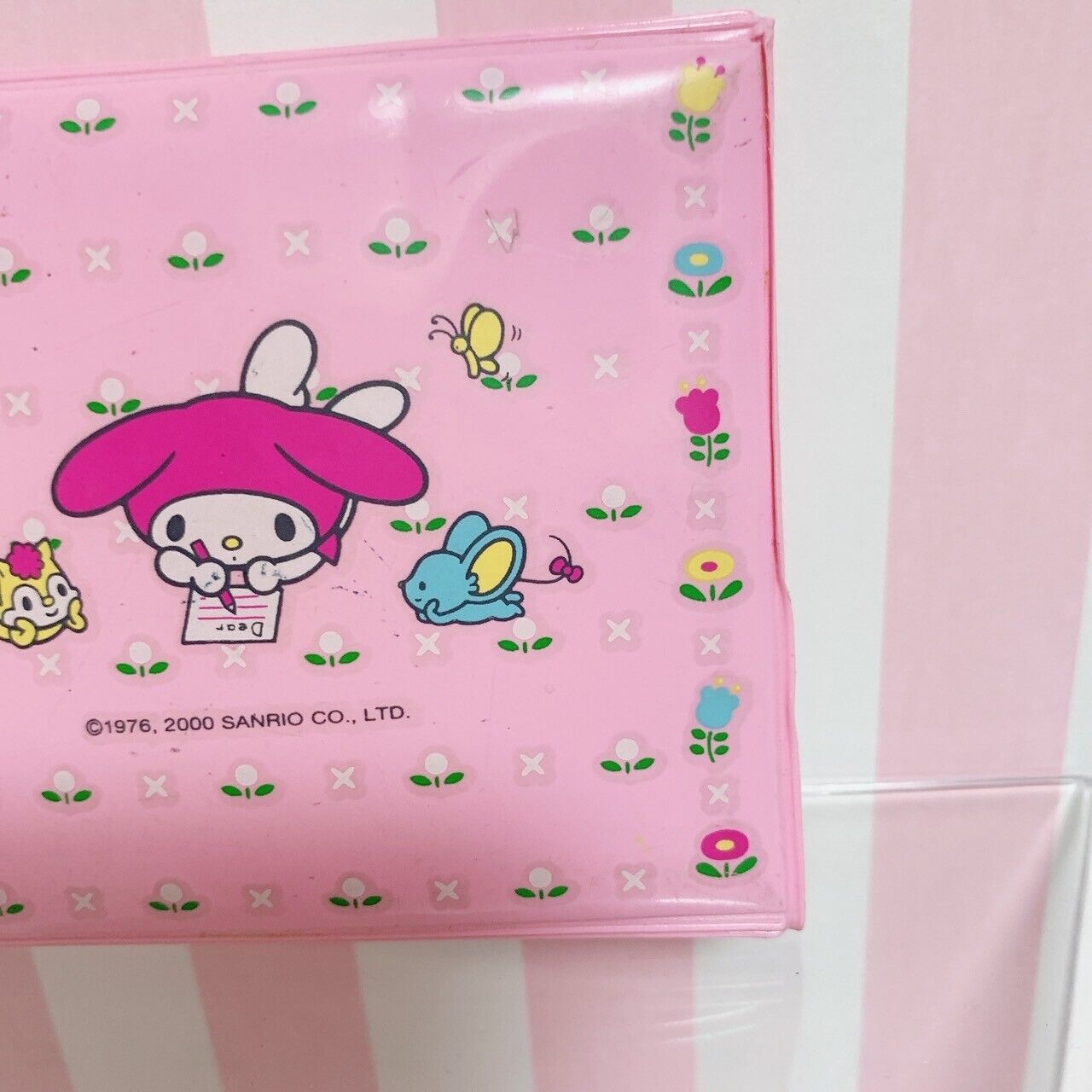 Sanrio My Melody Purse Folding Wallet Coin Case Vinyl Pink Kawaii Character Rare