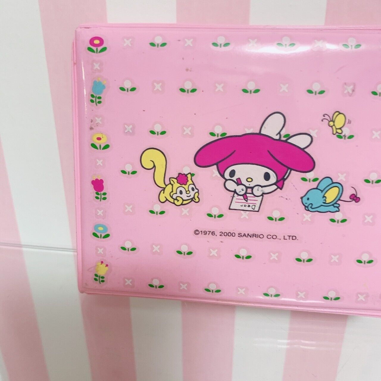 Sanrio My Melody Purse Folding Wallet Coin Case Vinyl Pink Kawaii Character Rare