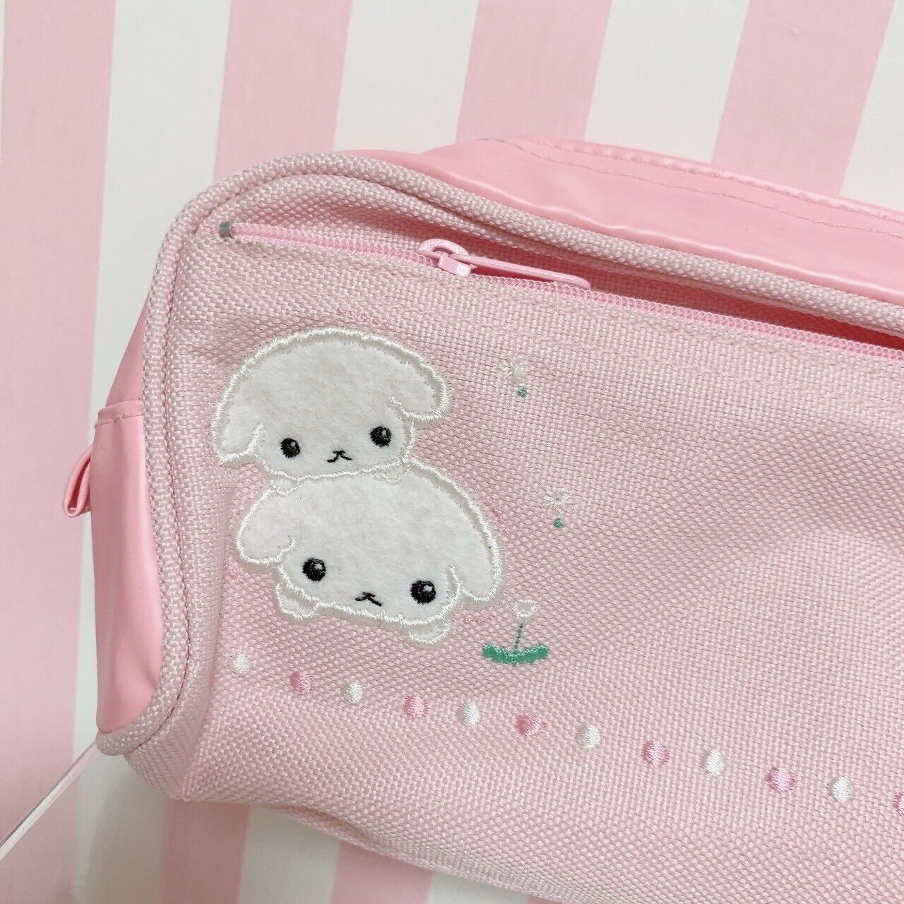 Sanrio Buru Buru Dog Pouch Purse Case Mini Bag Pink Cute Dogs Character Rare