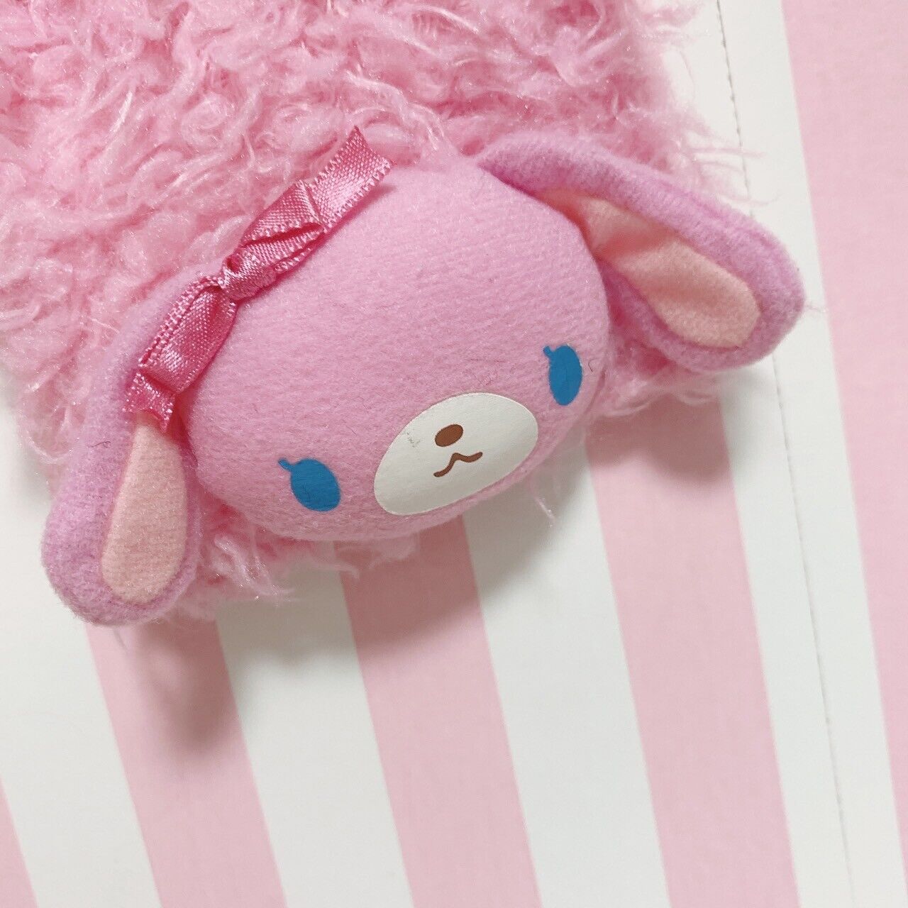 Sanrio Sugar Bunnies Momousa Hanausa Muffler Scarf Pink Character Plush Doll