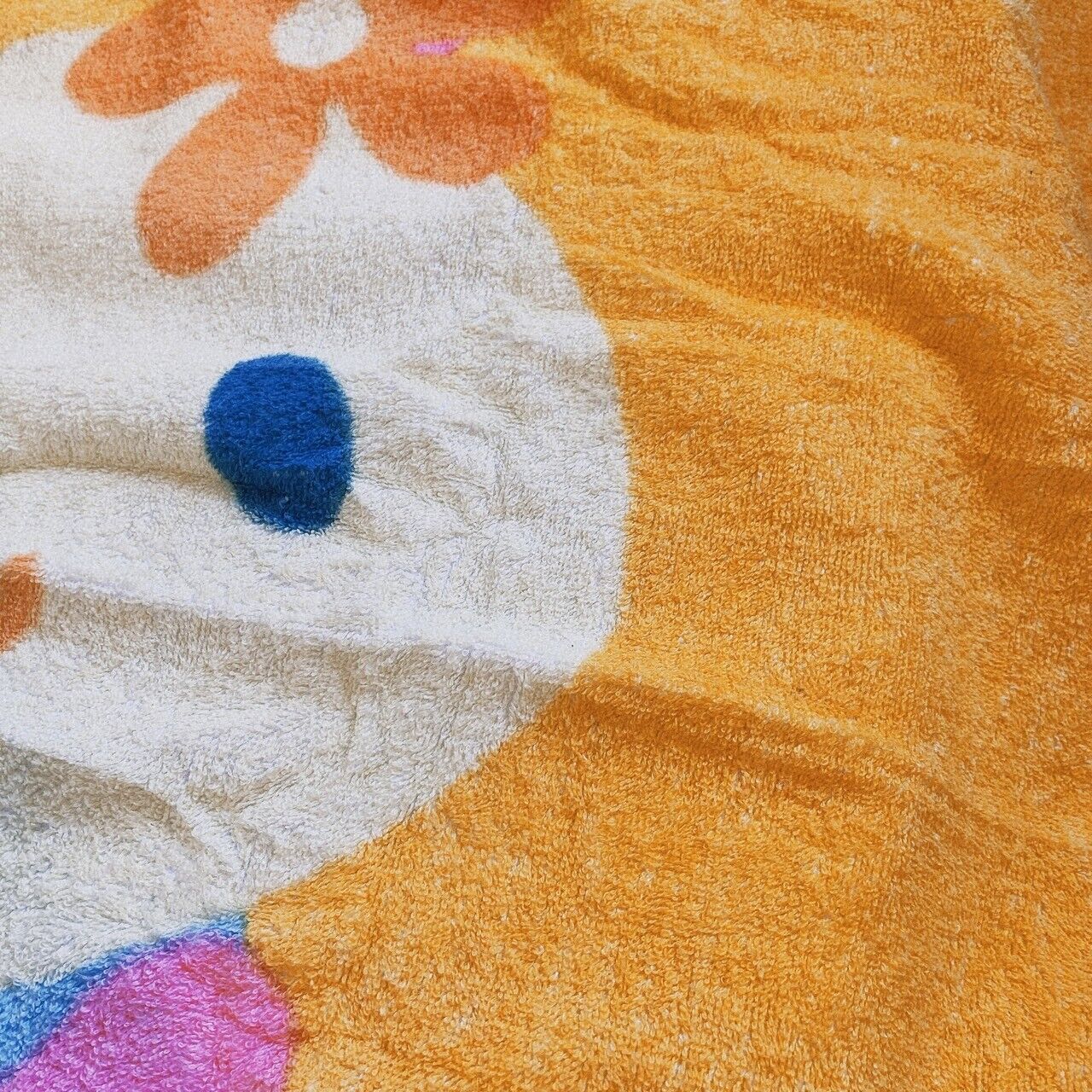 Sanrio Usahana Blanket Blanket Flower Orange Rabbit Kawaii Cute Character Rare