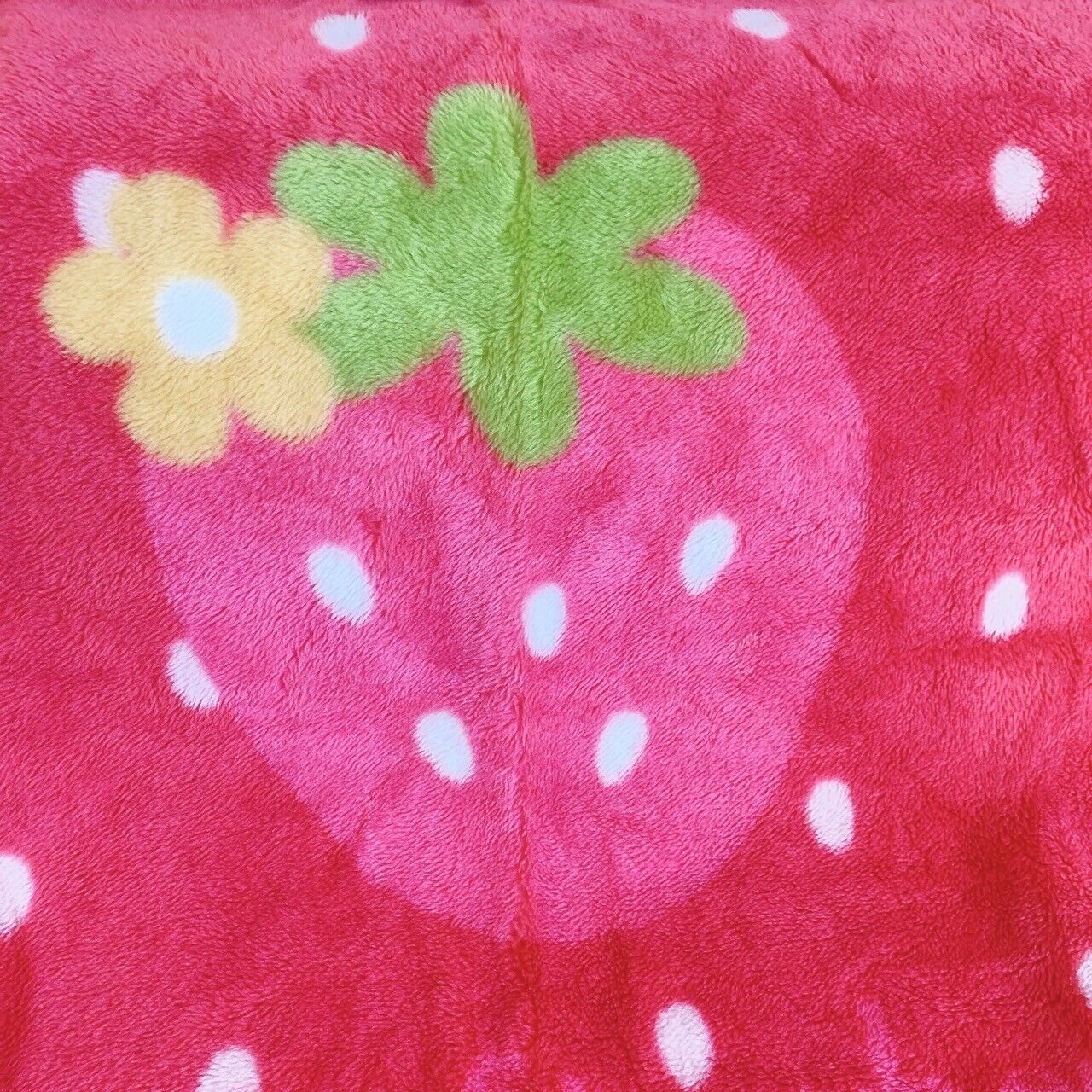 Mother Garden Mothergarden Strawberry Red Blanket Cute Flower PolkaDot Kawaii