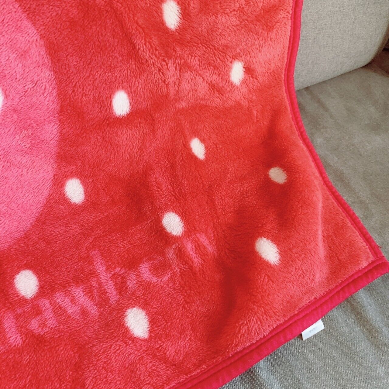 Mother Garden Mothergarden Strawberry Red Blanket Cute Flower PolkaDot Kawaii