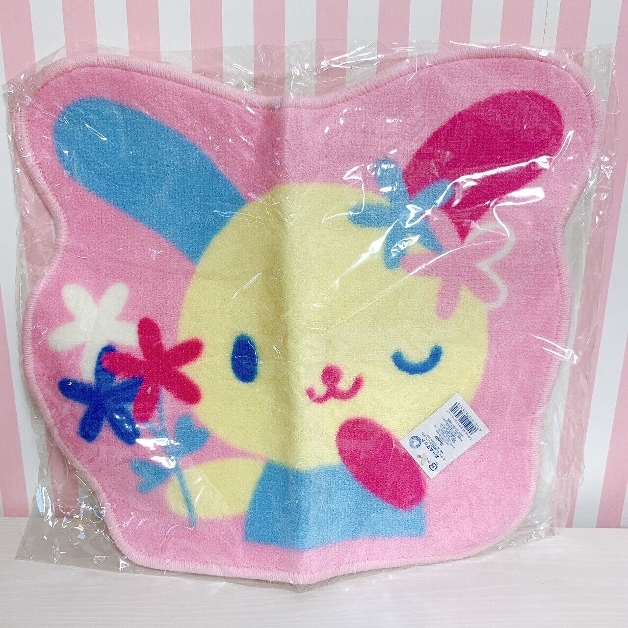 Sanrio Usahana Room Matt Rug Non-slip New Pink Flowers Rabbit Cute Character