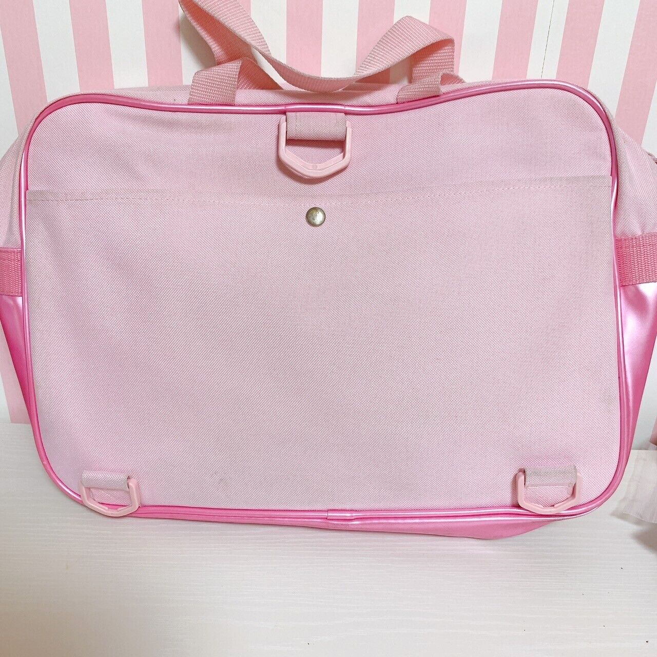 Mezzo Piano mimi popo Shoulder bag No String School Bag Pink Cute Character Rare