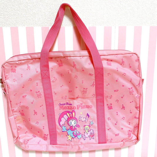 Mezzo Piano Berrie Lesson School Bag Pink Bear Rabbit Candy Kawaii Character