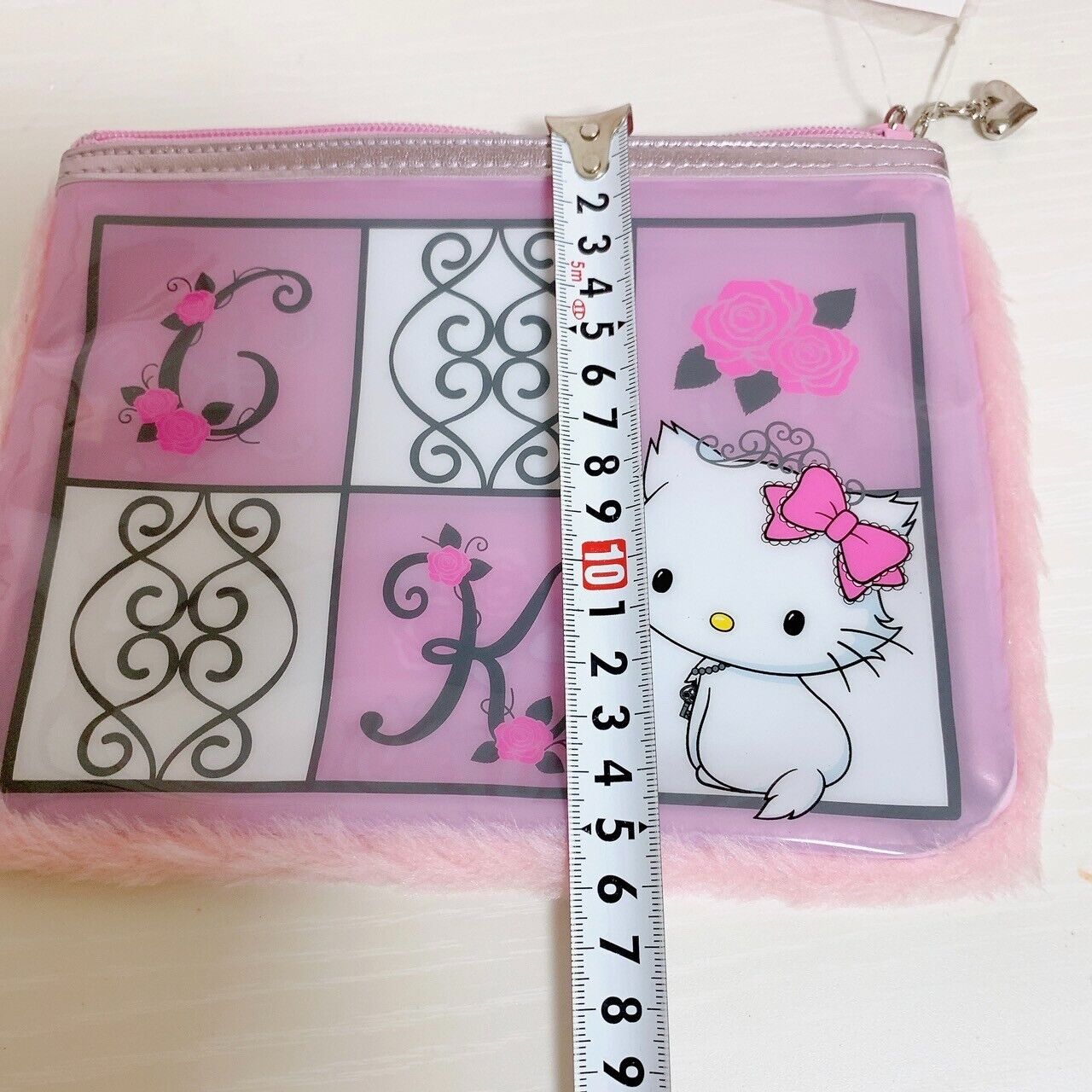 Sanrio Charmmy Charmy Kitty Mini Pouch Case Pink Fur Surround Kawaii Character