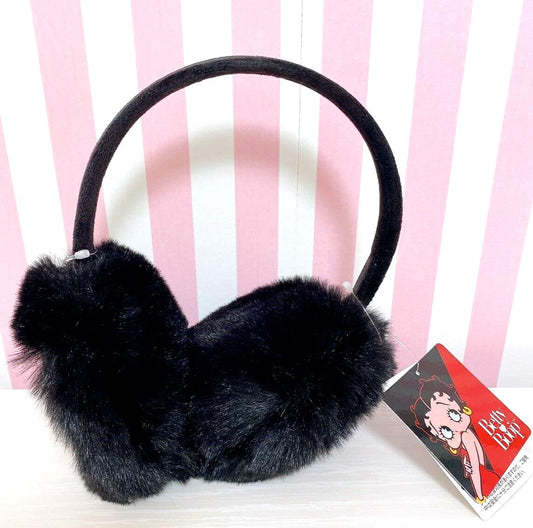 Betty Boop Betty-chan Earmuffs Heart Ear muffs Black Accessory Character Rare