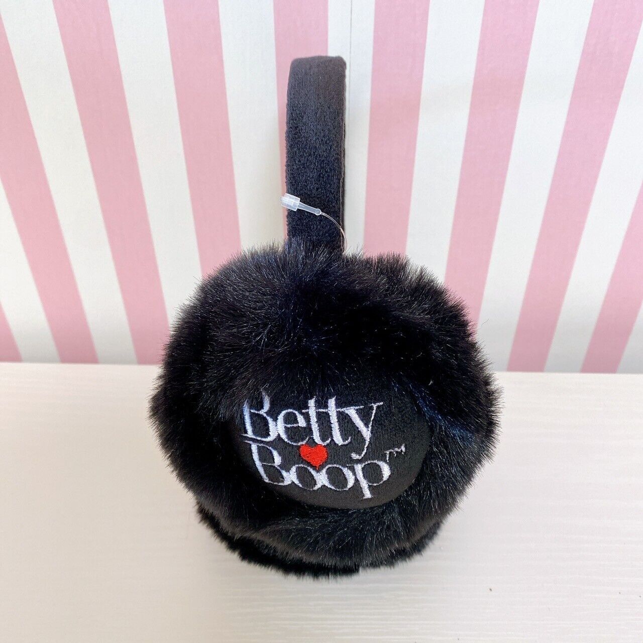 Betty Boop Betty-chan Earmuffs Heart Ear muffs Black Accessory Character Rare