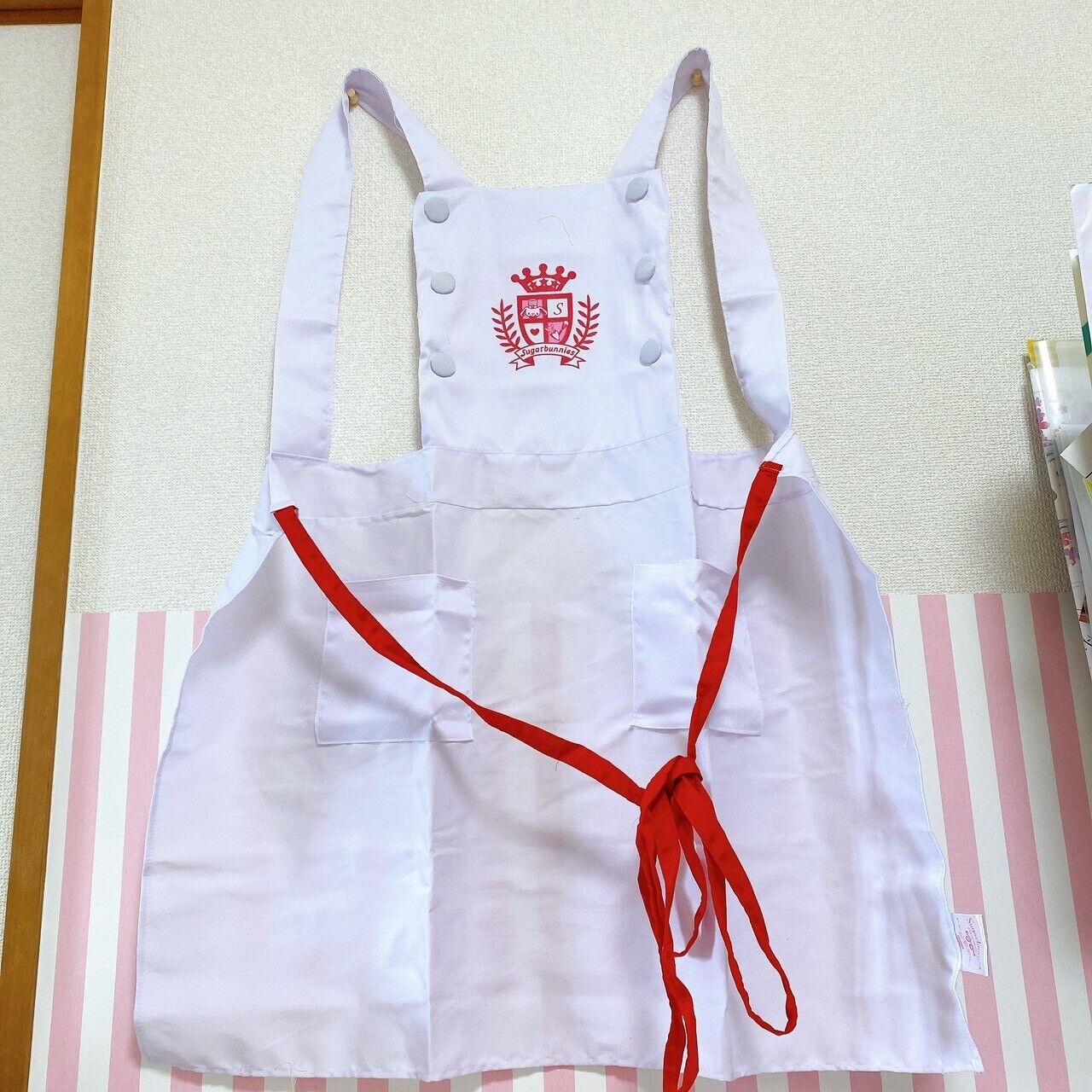 Sanrio Sugarbunnies Bunnies Apron Set for Children and Adult Cooking Kawaii Rare