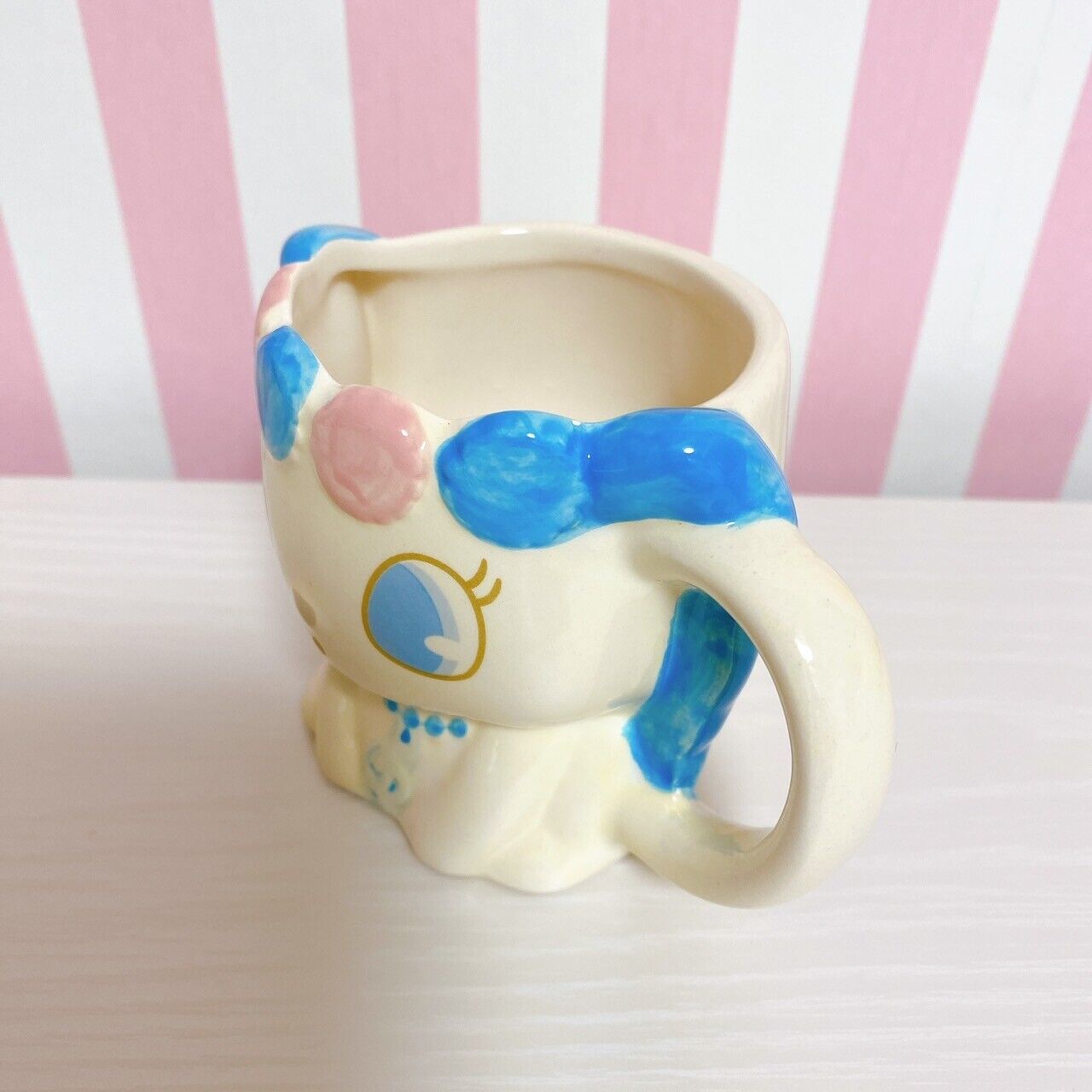 Sanrio Jewelpet Mug Cup White 2 Set Saphie Lapla Characters Cute Kawaii Rare