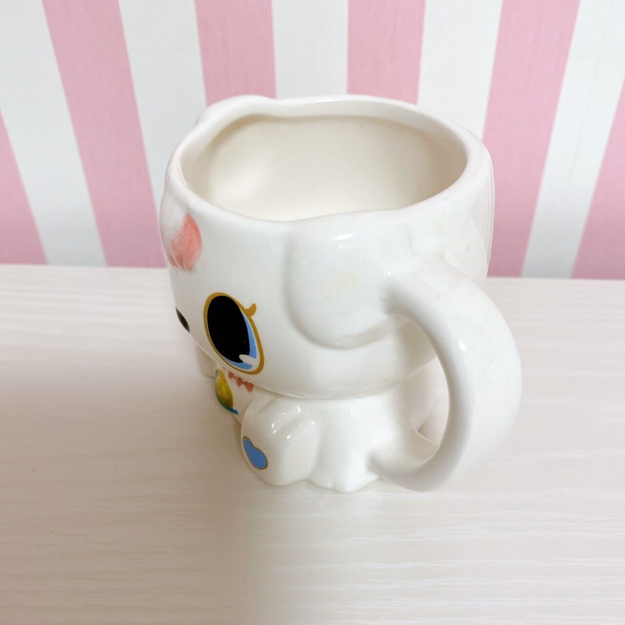 Sanrio Jewelpet Mug Cup White 2 Set Saphie Lapla Characters Cute Kawaii Rare