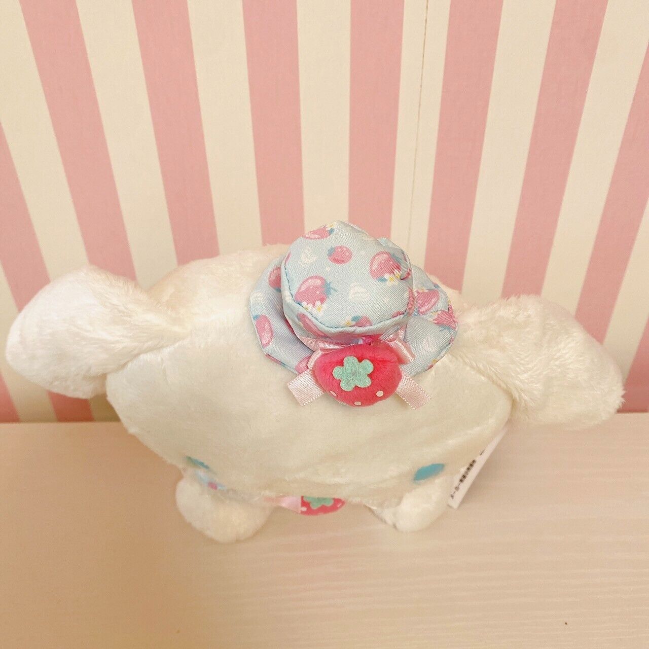 Sanrio Cinnamoroll Plush Strawberry Doll Soft Toy Hat Cloak Characters FuRyu