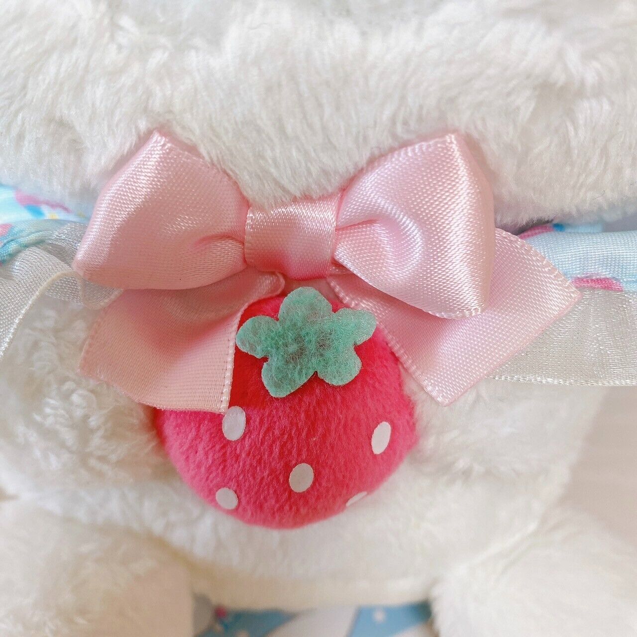 Sanrio Cinnamoroll Plush Strawberry Doll Soft Toy Hat Cloak Characters FuRyu