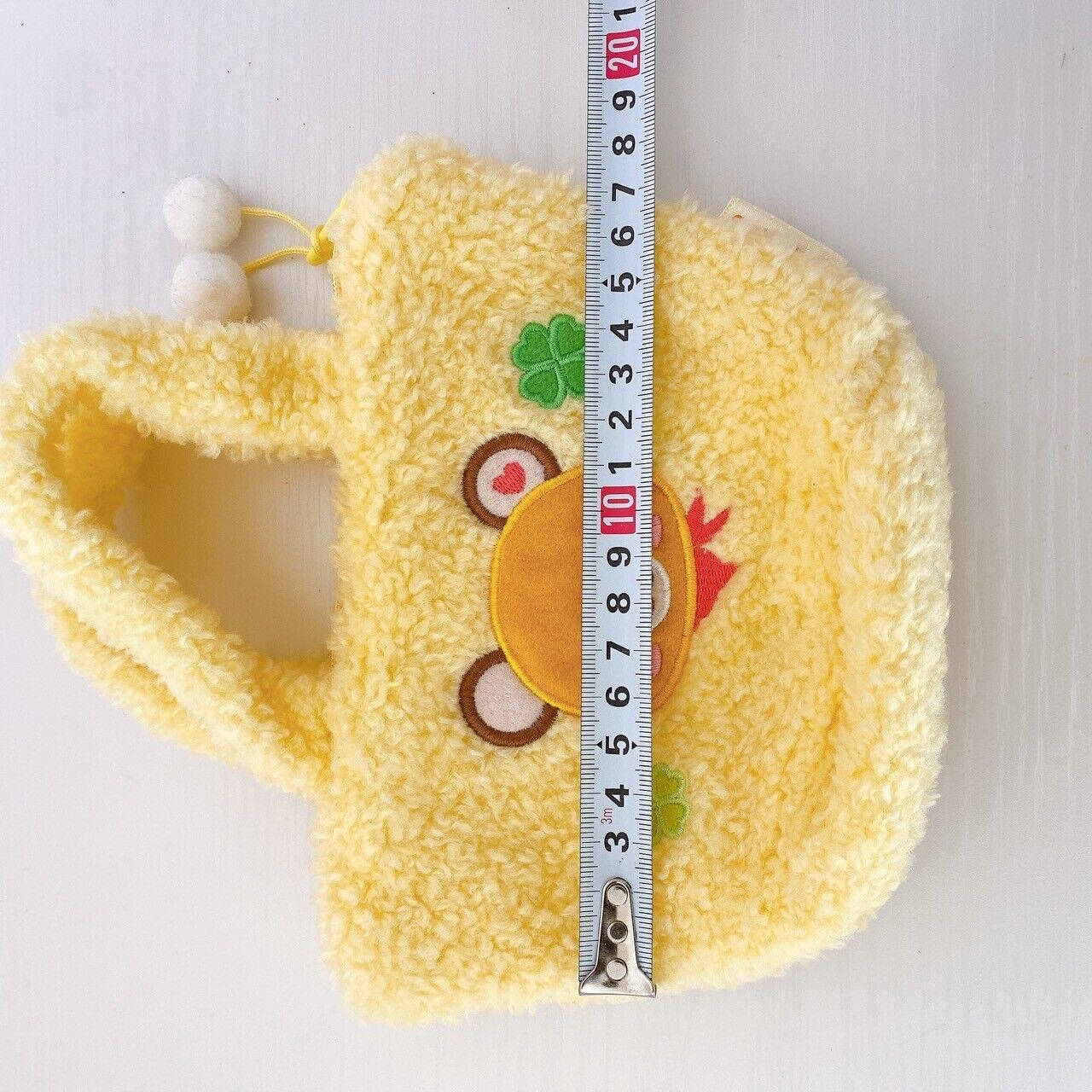 Sanrio Tenorikuma Hand Tote Bag Small Yellow Fluffy Cute Kawaii Characters Rare