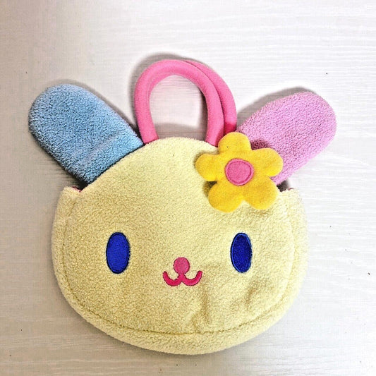 Sanrio Usahana Hand Bag Tote Mini FaceVelcro Rabbit Kawaii Kids Character Rare