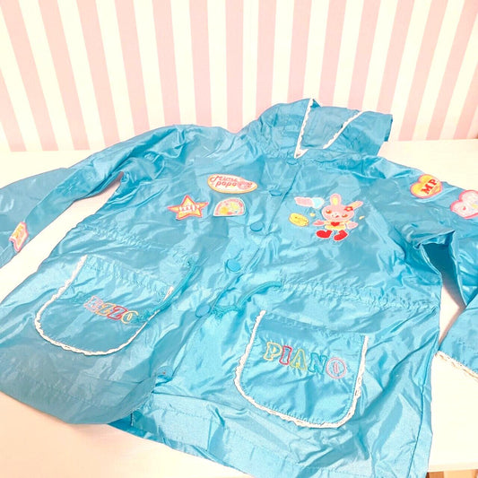 Mezzo Piano Jumper Outer Blue Size 110cm 43.30in Long Sleeve Kawaii Character