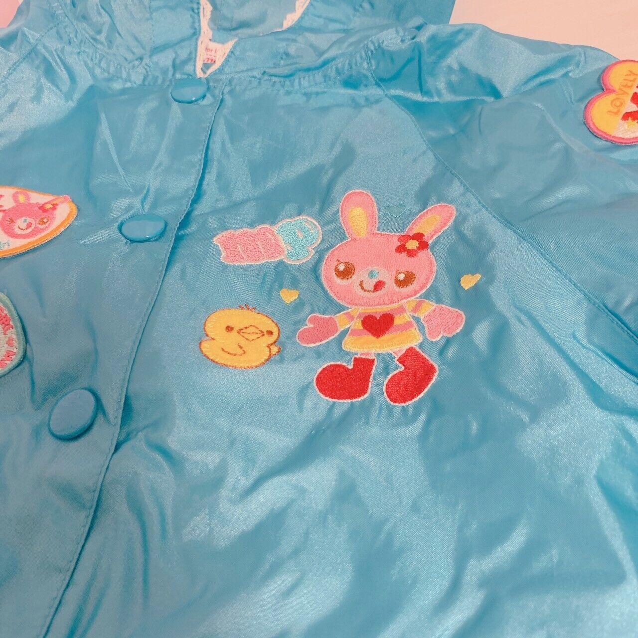 Mezzo Piano Jumper Outer Blue Size 110cm 43.30in Long Sleeve Kawaii Character