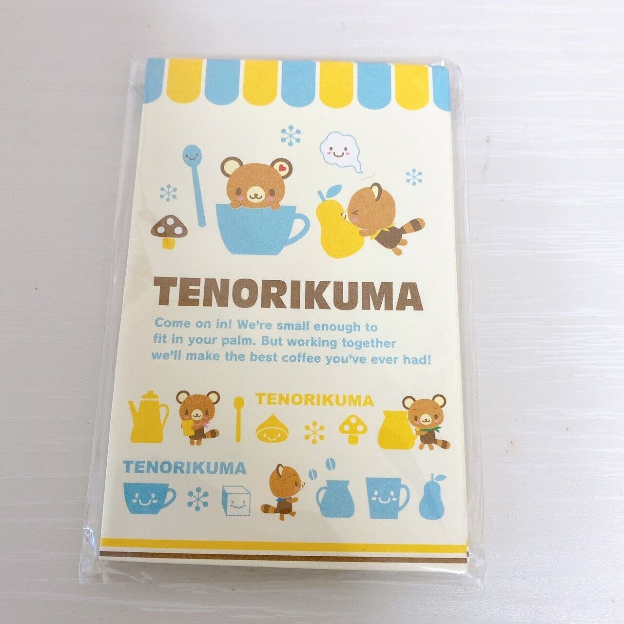 Sanrio Tenorikuma Stationery Mini Mascot Sugar Bunnies Shirousa Kurousa Pen Note