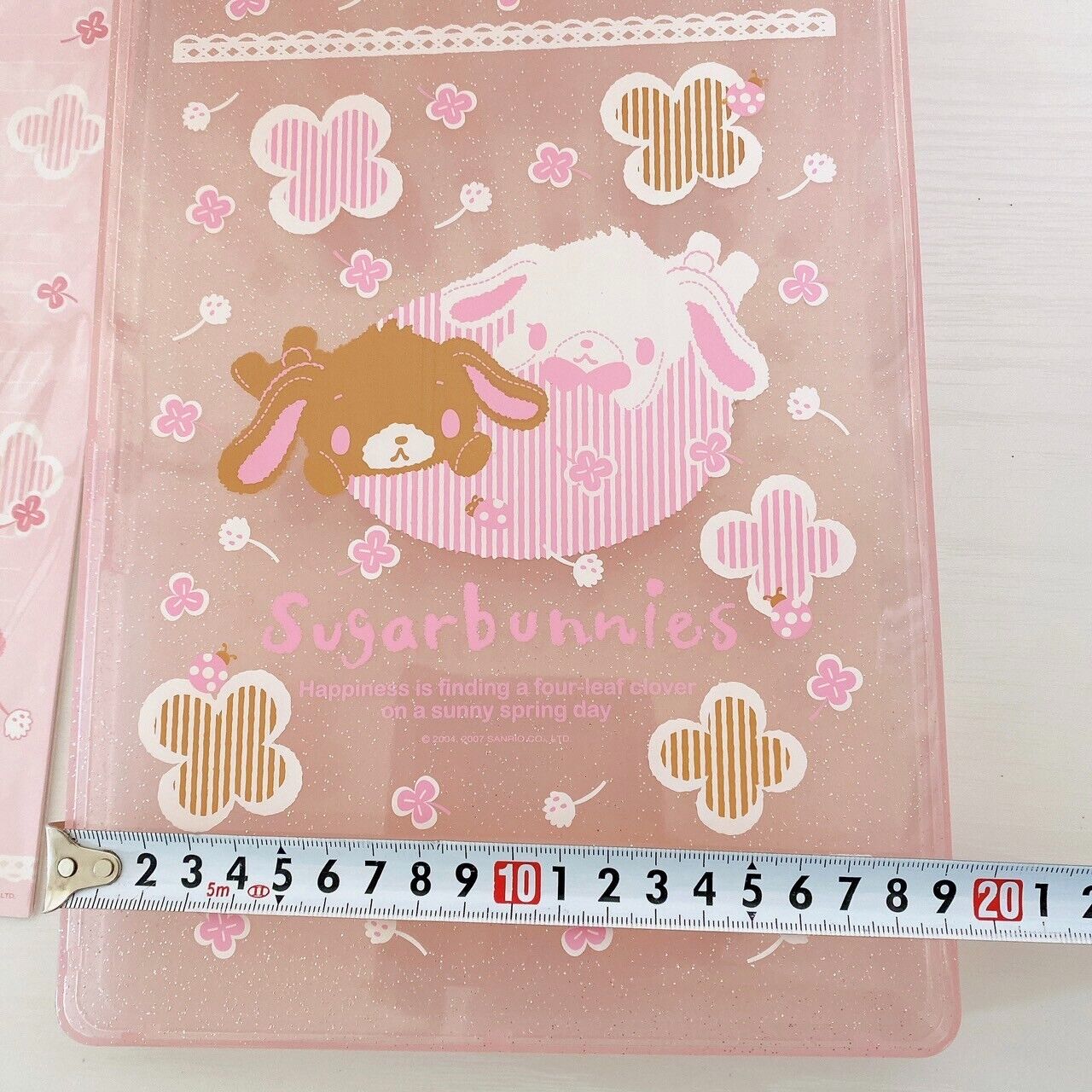 Sanrio Sugar Bunnies Shirousa Kurousa Stationery Mini Bag Memo Sticker Pink Rare