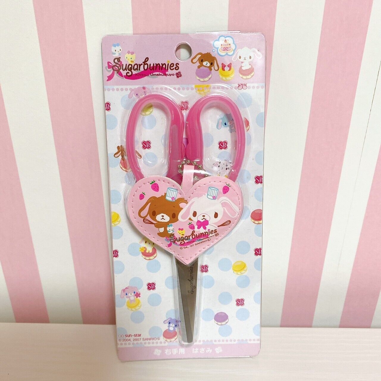 Sugar Bunnies Sanrio Scissors Heart Stationery Pink Manga Anime Character Kawaii