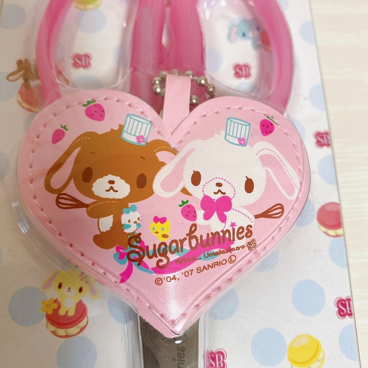 Sugar Bunnies Sanrio Scissors Heart Stationery Pink Manga Anime Character Kawaii