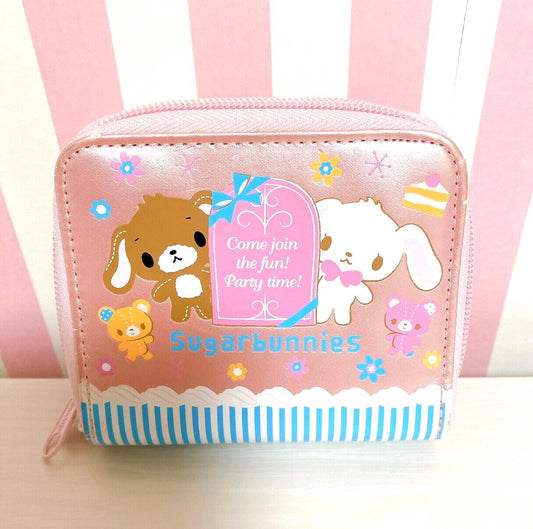 Sanrio Sugar Bunnies Shiro Kuro Coin Case Purse Holder Characters Kawaii Rare