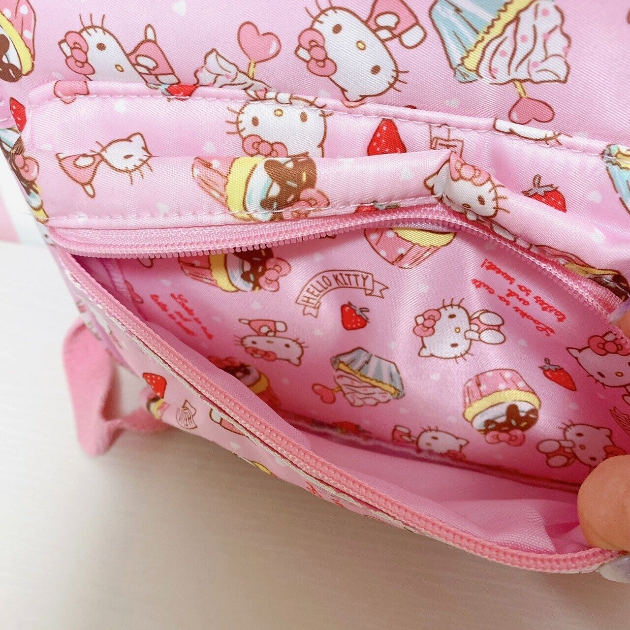 Sanrio Hello Kitty Backpack Rucksack Bag Pink Cupcake Strawberry Character Rare