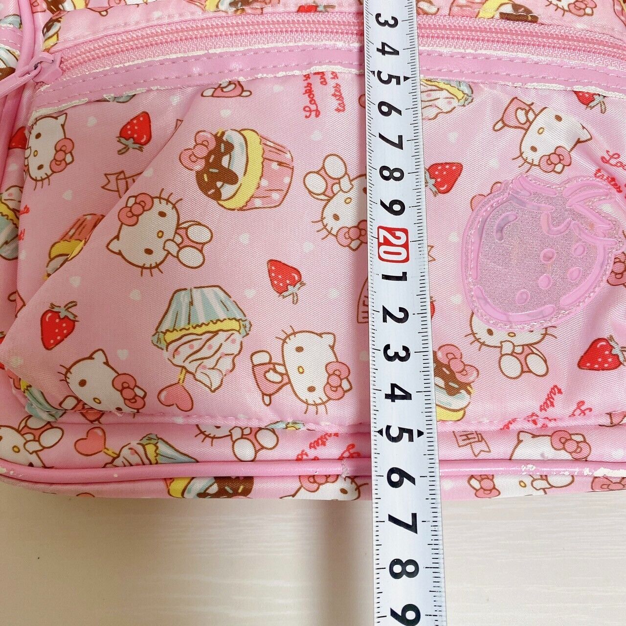 Sanrio Hello Kitty Backpack Rucksack Bag Pink Cupcake Strawberry Character Rare