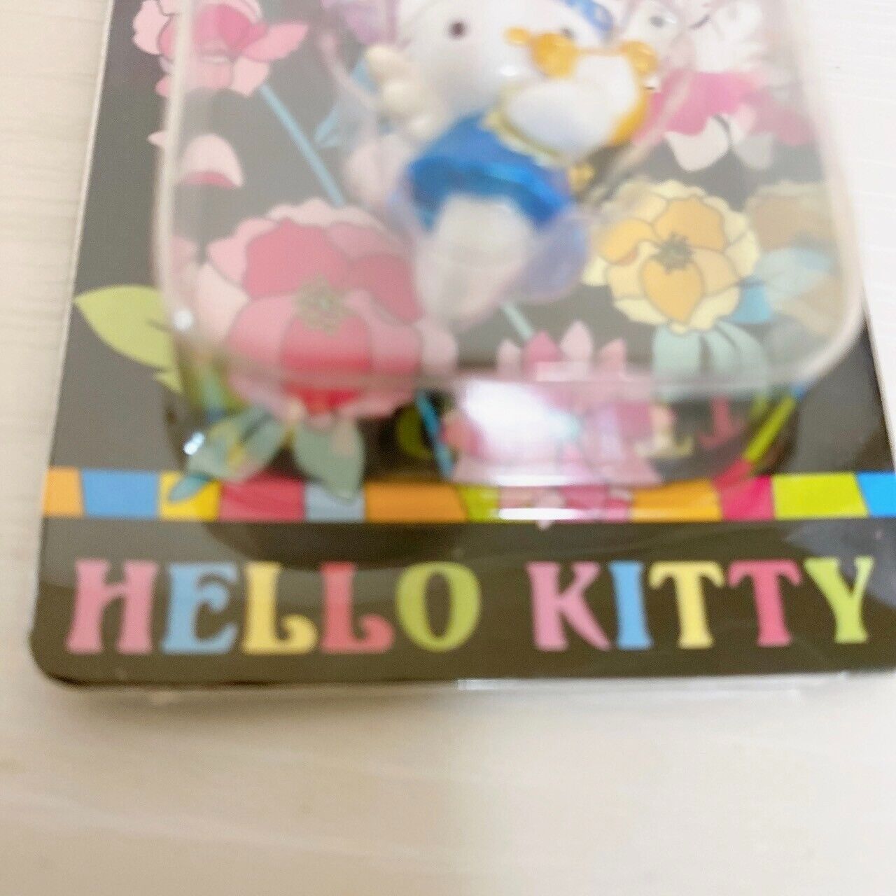 Sanrio Hello kitty Charm Straps 2 Piece Set Angel Vintage Pink Blue Rare Kawaii