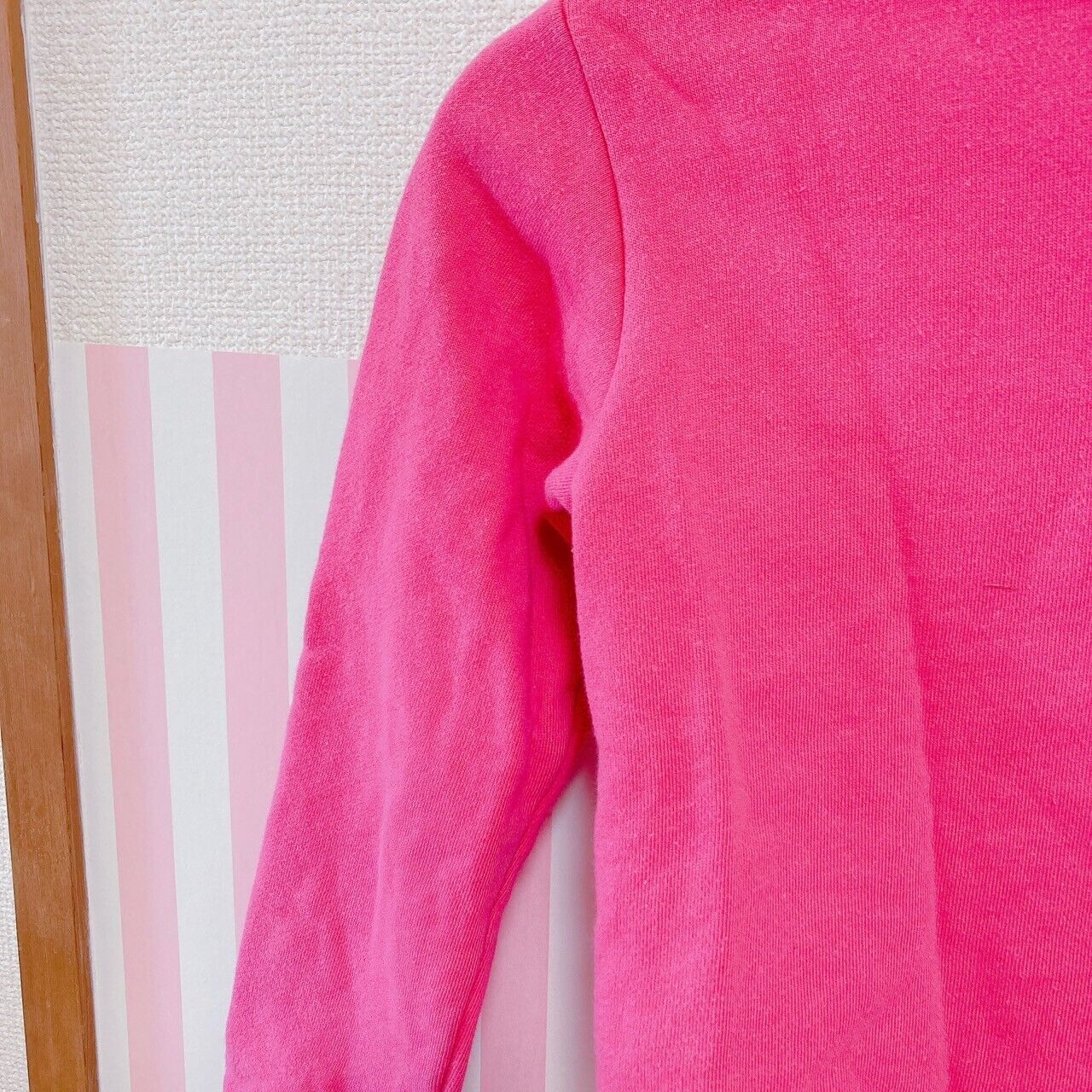 Mezzo Piano Long Sleeve T-shirt 130 Size Hello Kitty Pink Love Character Kawaii