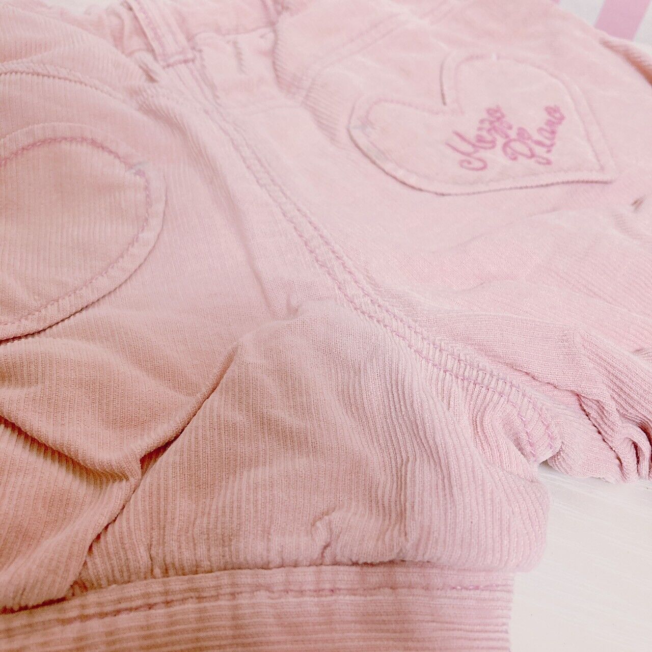 Mezzo Piano Shorts Pants 120 Size Heart Fluffy Pink Kids Kawaii Cute Rare