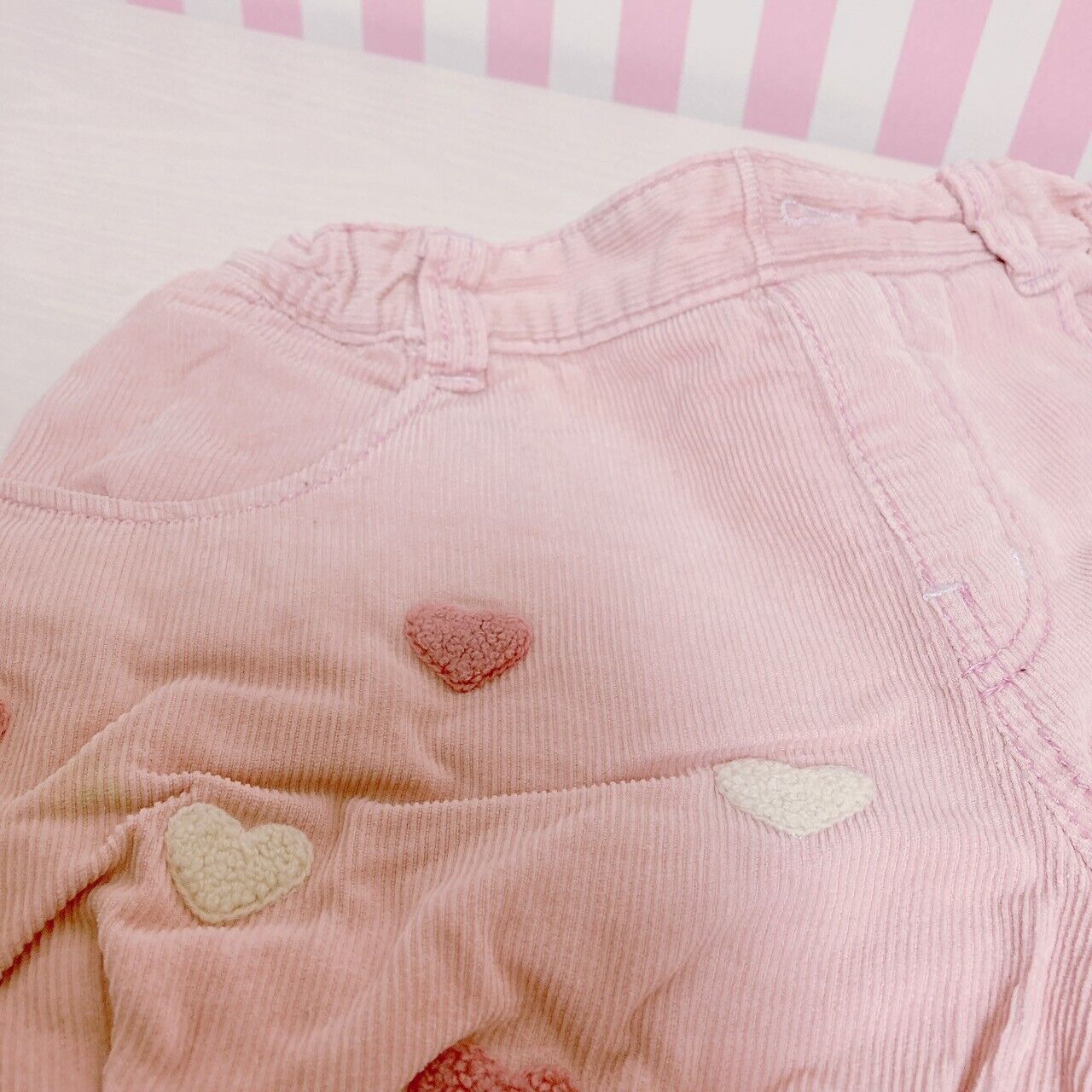 Mezzo Piano Shorts Pants 120 Size Heart Fluffy Pink Kids Kawaii Cute Rare