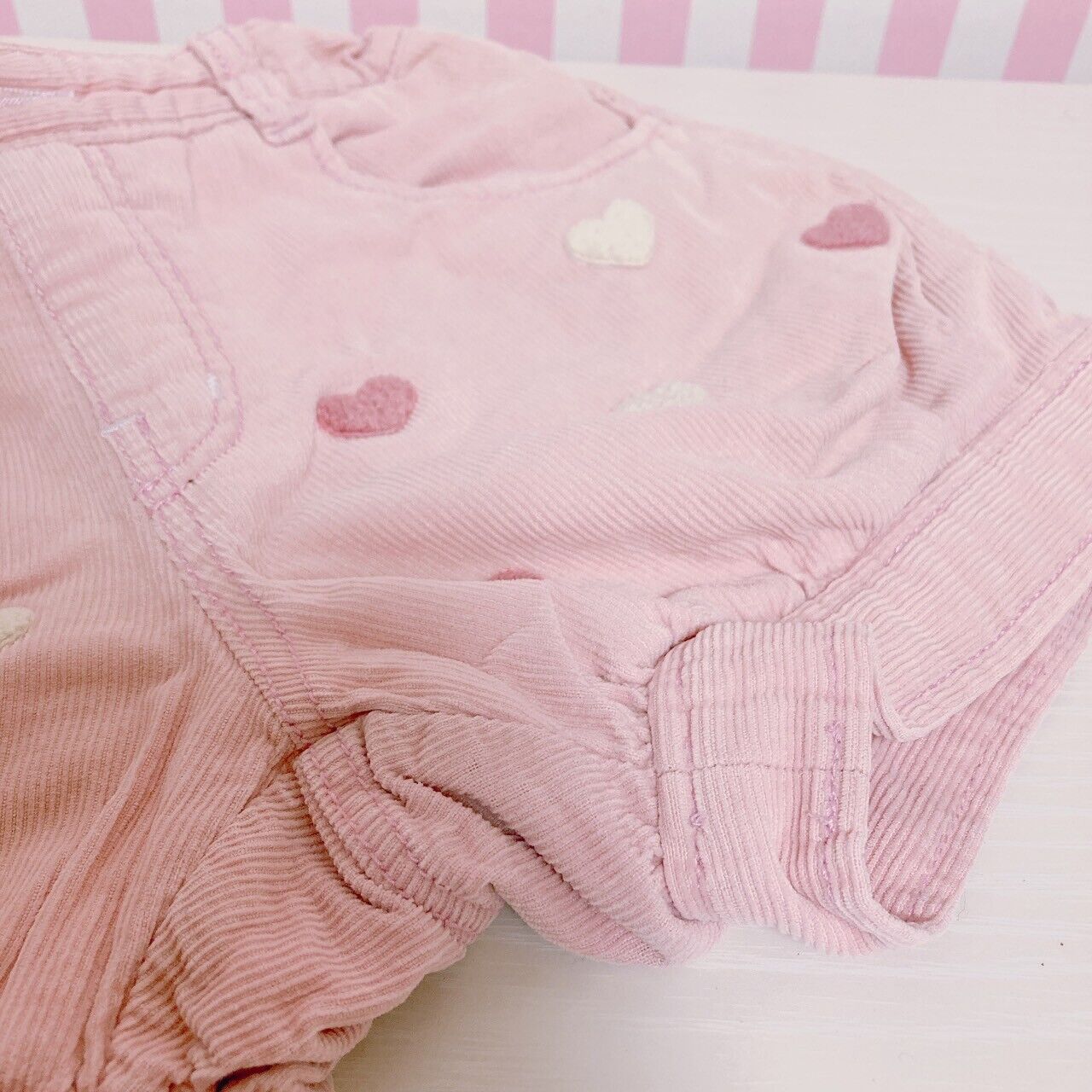 Mezzo Piano Shorts Pants 120 Size Heart Fluffy Pink Kids Kawaii Cute Rare