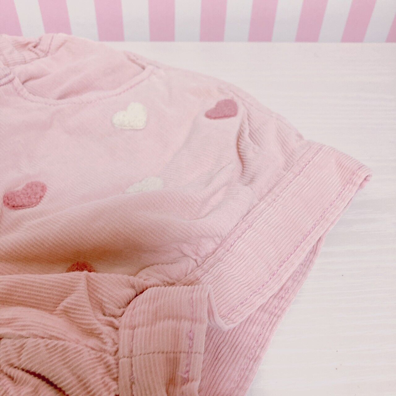 Mezzo Piano Shorts Pants 120 Size Heart Fluffy Pink Kids Kawaii Cute Rare